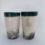 Büyük Kupa Bardak 2’Li Set Mug (El Yapımı) - Görsel 3