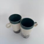 Büyük Kupa Bardak 2’Li Set Mug (El Yapımı) - Görsel 2